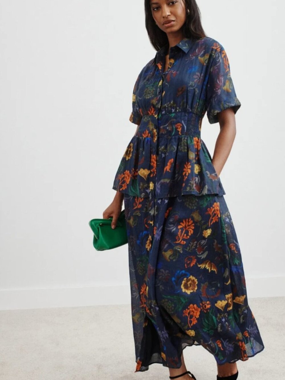 Rosie Assoulin Blue Boogie Woogie Bugle Boy Dress Size 10 MSRP $895